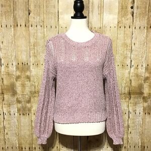 American‎ Eagle Outfitters Lilac Chunky Knit Sweater S